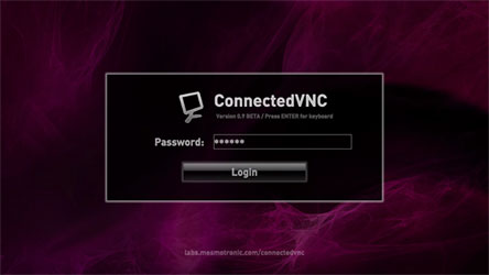 ConnectedVNC login